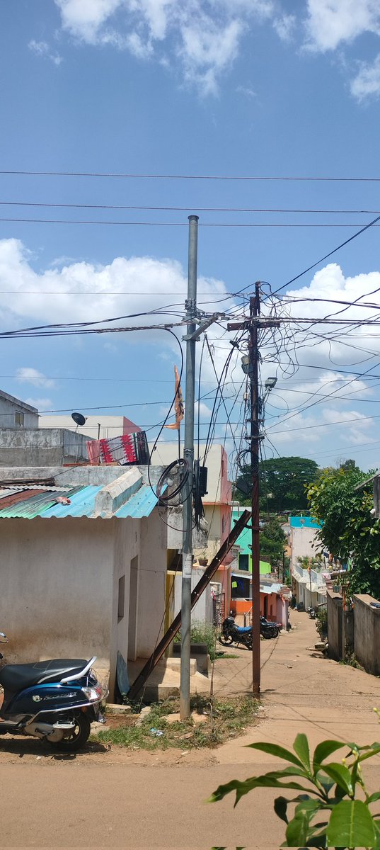 Please take necessary action because rainy season is going on
The distance between 11kv line and the pole is less then 2 feet
Location Tikira Street 2nd lane 
Koraput