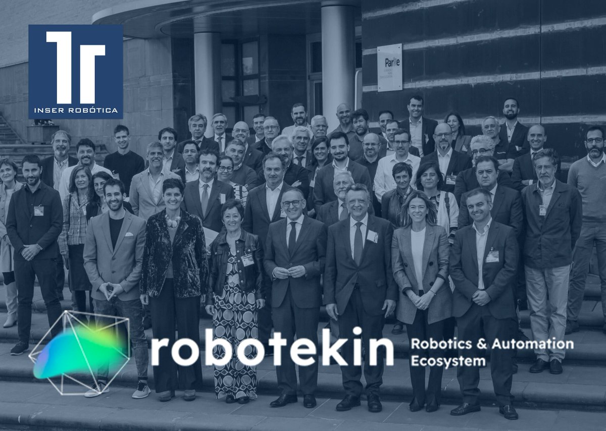 Inser Robótica se une a @RobotekinRAE , el primer 'Hub' de Robótica y Automatización de la Comunidad Autónoma Vasca.

Más info en esta nueva entrada:
inser-robotica.com/nos-unimos-a-r…

#empresas #talento #innovación #robotica #automatizacionindustrial