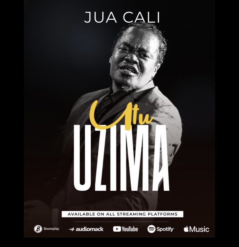 juacaliGenge's tweet photo. UTU UZIMA my 5th Album is available on all streaming platforms kama wewe ni mtu wa ITunes, Spotify, Boomplay, SoundCloud we got you covered, Album ni π₯π₯π₯ spread the word. #genge #utuuzima
Link - https://t.co/3kIXqiEiae https://t.co/MU5xki4npx