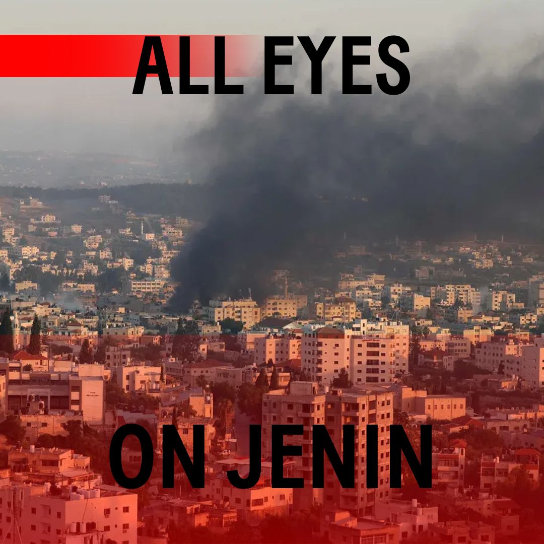 Last night, the Israeli military unleashed a full-scale assault on Jenin, surrounding the Palestinian city, preventing people from leaving and launching airstrikes. The state-sanctioned violence Palestinians endure daily must end. End U.S. military funding to Israel now.