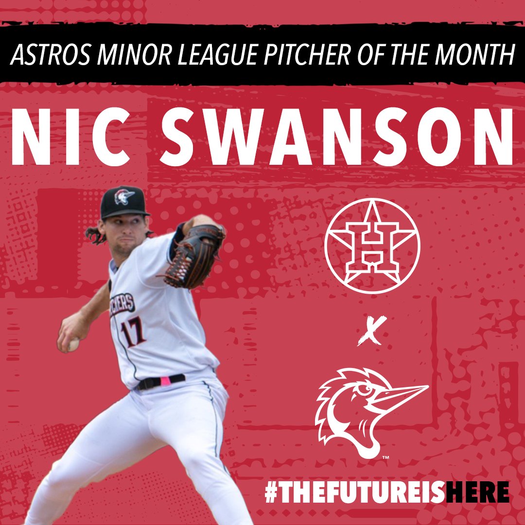 No June Swoon here! Congrats to Zach Cole (@ZachCole06) and Nic Swanson (@nicrswanson) who have been named Houston Astros Minor League Player &amp; Pitcher of the month for June! 

FULL RELEASE🗒️: bit.ly/3NBoT2W
