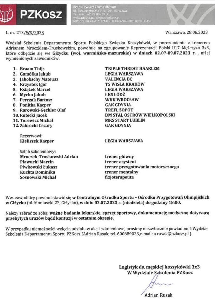 👏 Igor, tak trzymaj 👍🏀⛹️‍♂️