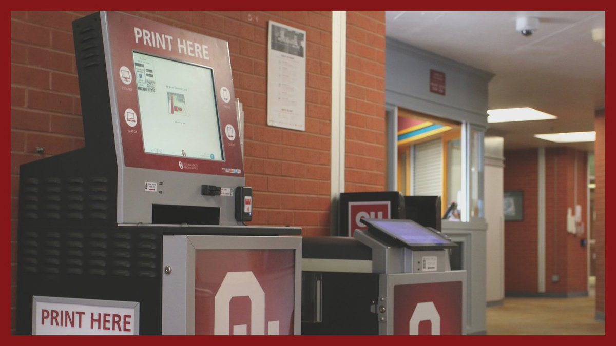 Did you know? All OU students have access to the WEPA printers across campus! 🖨️ You can print from USB, or download your documents straight from Google Drive, Microsoft 365 and more! #OUQuickTips