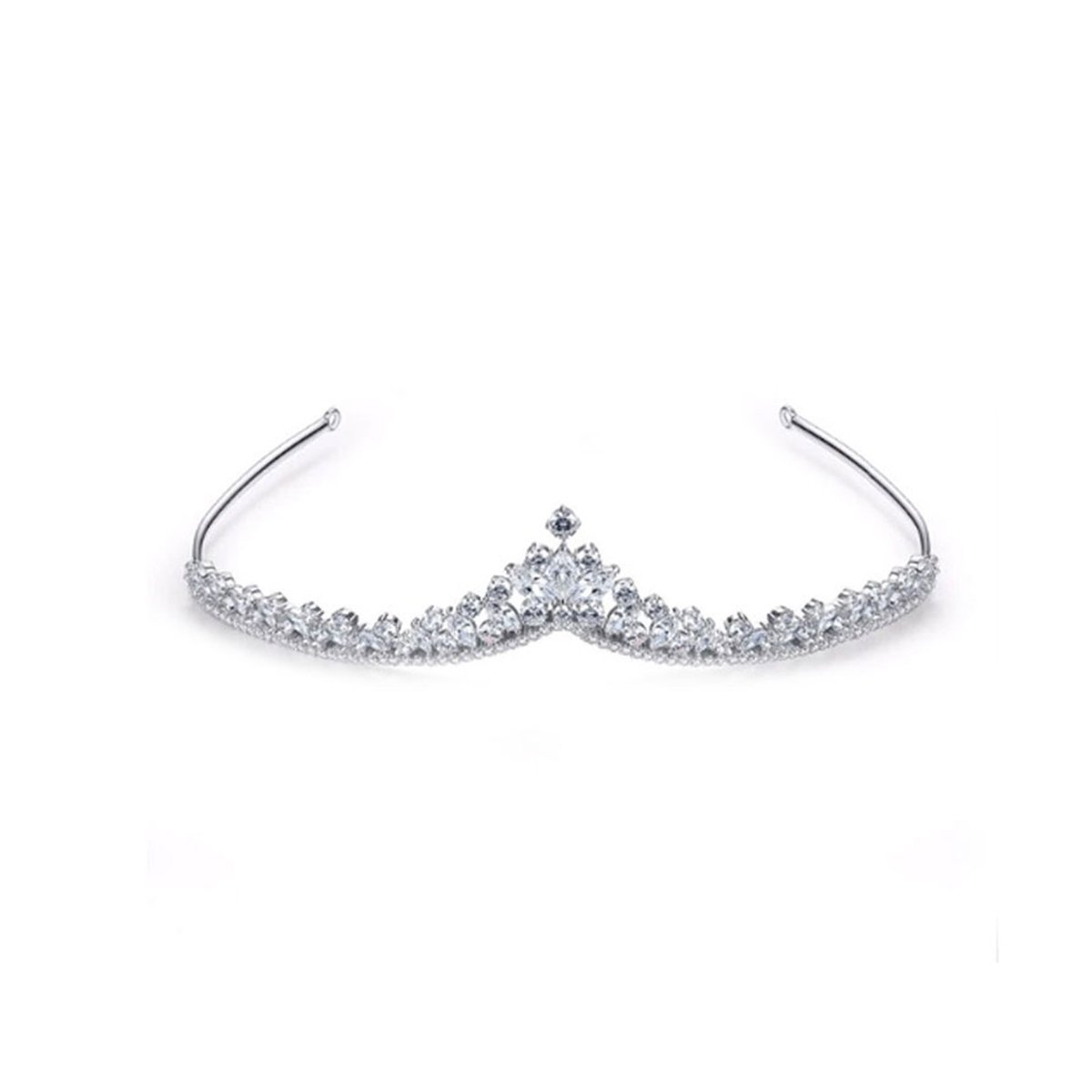Silver Crystal Embellished Wishbone Bridal Tiara | Elle #hochzeittiara #2022bride
Buy here tiarasandco.co.uk/product-page/e…