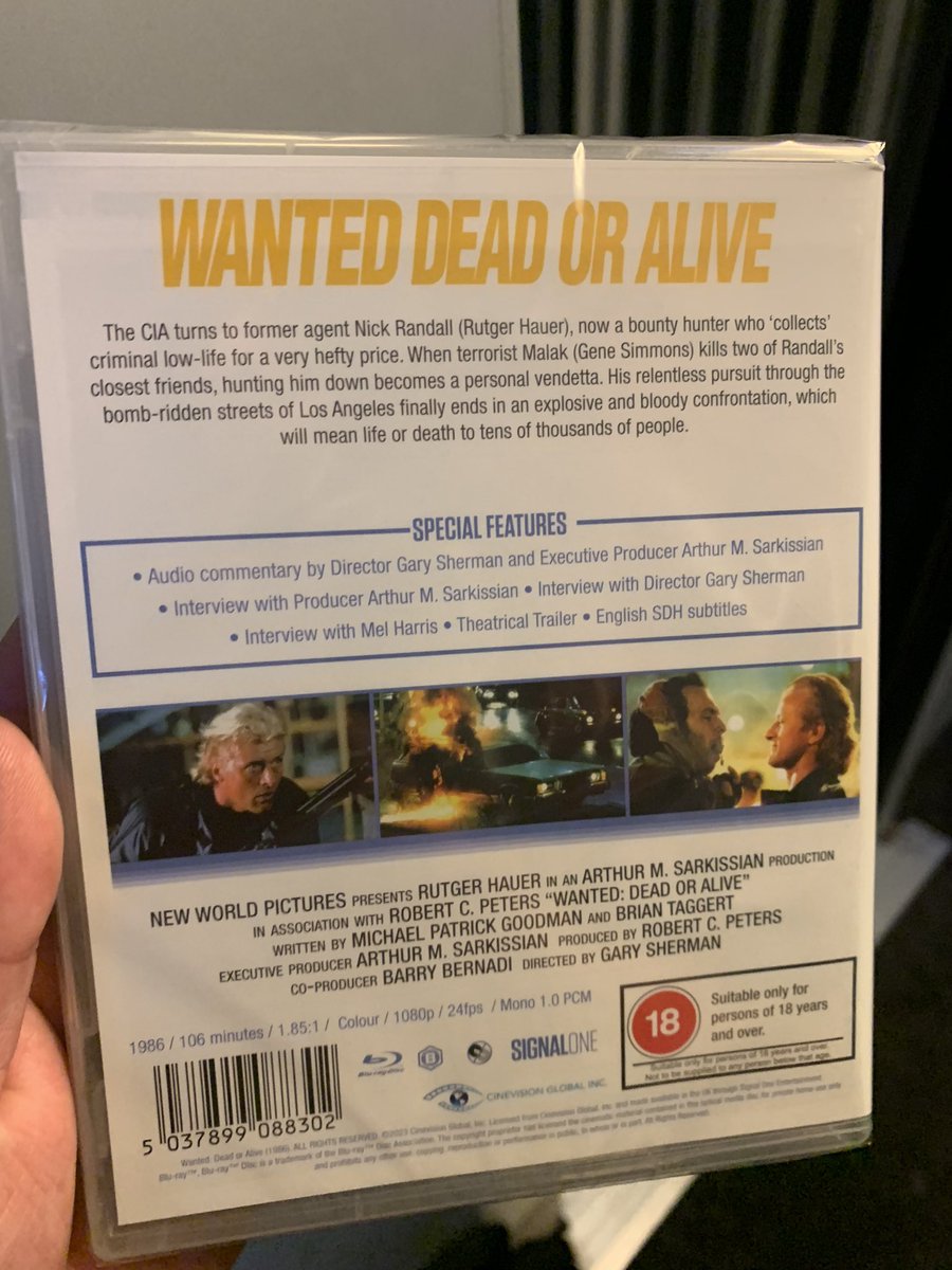 jasonimpey's tweet image. The wife to be treated me in @FOPPofficial to this action classic I grew up watching with my grandad on VHS while on our cinema double bill #movielovers #fopp #bluray #actionfilm #rutgerhauer #wanteddeadoralive #signalone