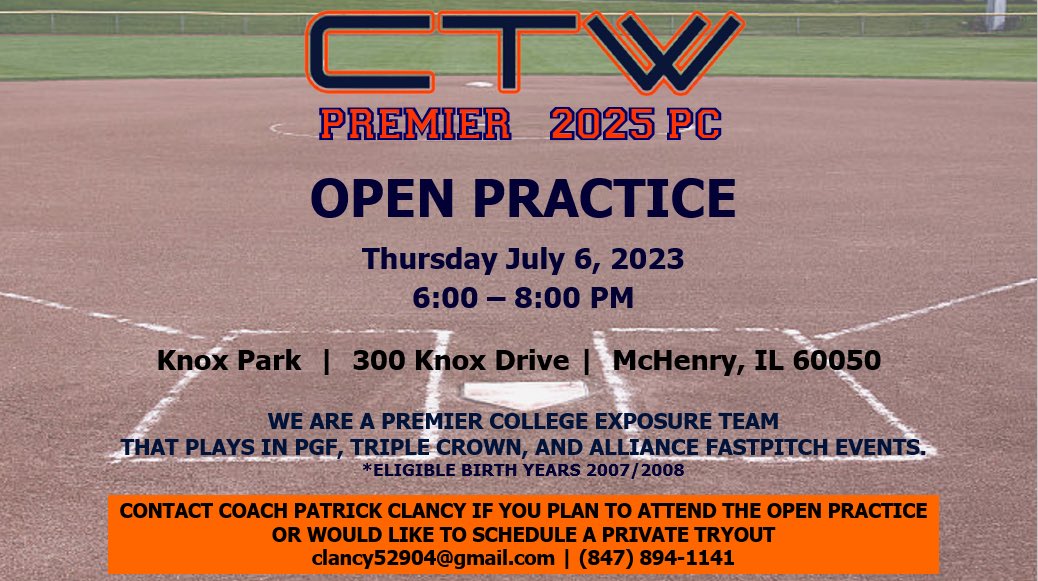 CTW Fastpitch 2025 PC Premier (@ctw2025pc) on Twitter photo 