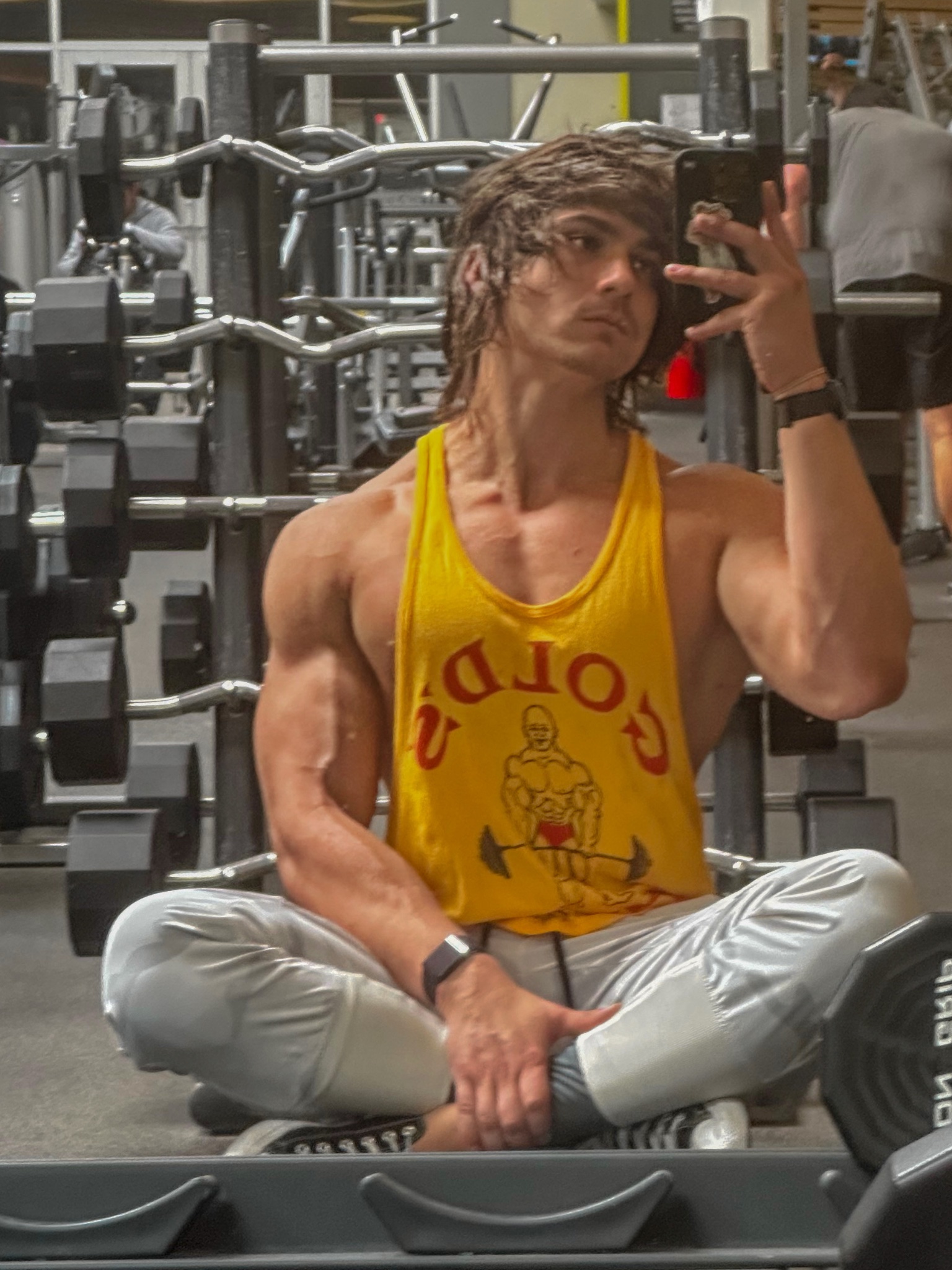 Gold's gym deals tank top arnold