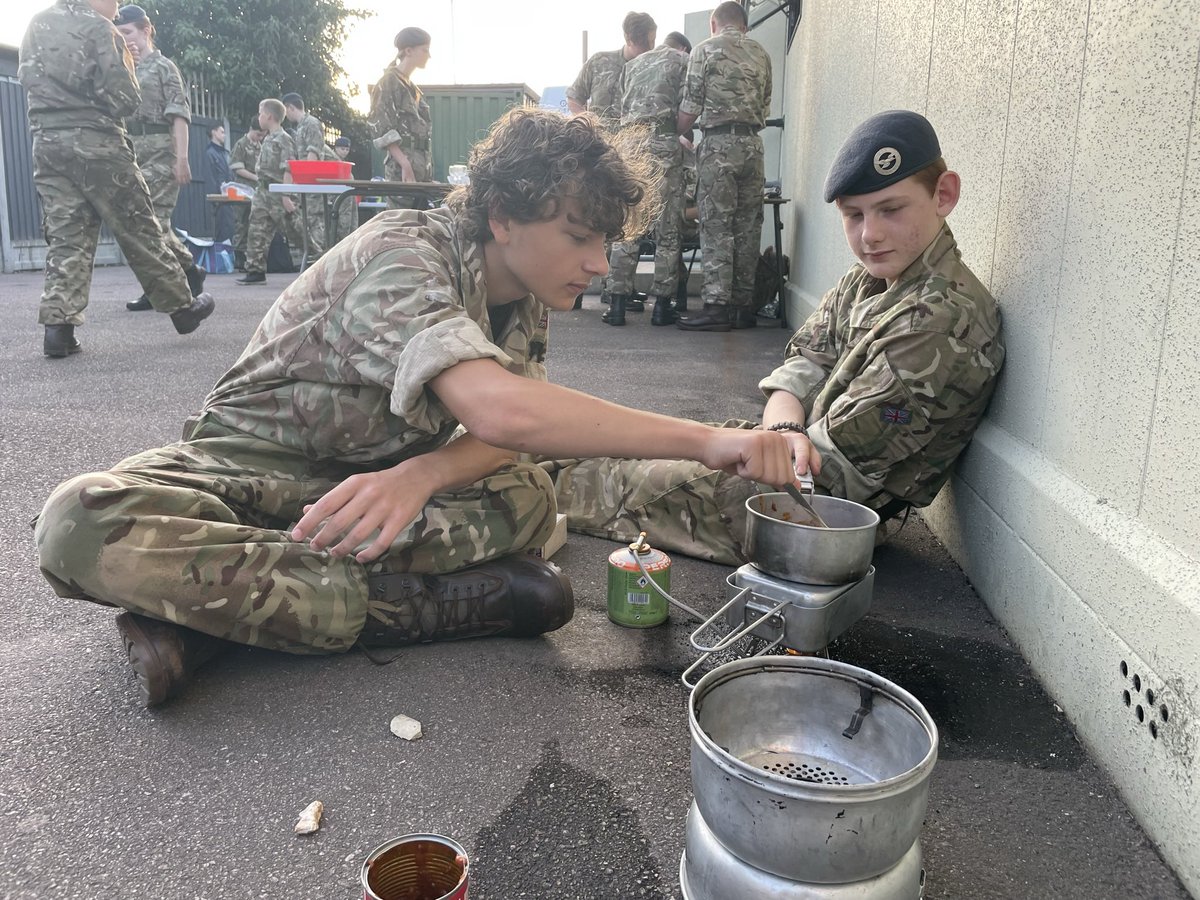 Last parade night, we held another Masterchef Inter-Flight Competition! Each flight had a budget of £12.50 and had to create a three course meal for staff. We had some very interesting meals, including garlic dough balls, steak, chilli con carne, egg fried rice, and ice cream!