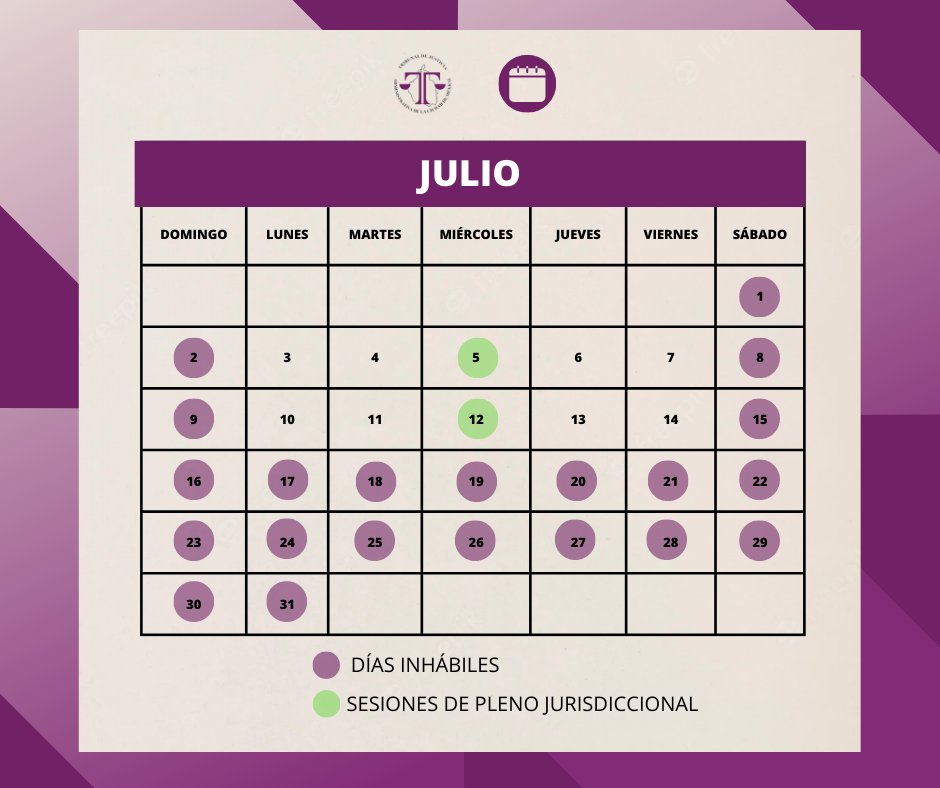 TJA_CDMX's tweet photo. Te compartimos nuestro calendario de días inhábiles para el Tribunal de Justicia Administrativa de la Ciudad de México. 🗓️ https://t.co/VSrrWe4OS0
