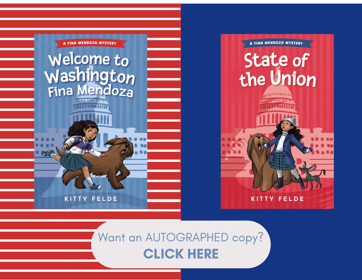 Congratulations to @kittyfelde! It's her #bookbirthday. 'Welcome to Washington Fina Mendoza' launches today in English AND #Spanish. You can get your autographed copy courtesy of our friends at Village Well Books @villagewdell.