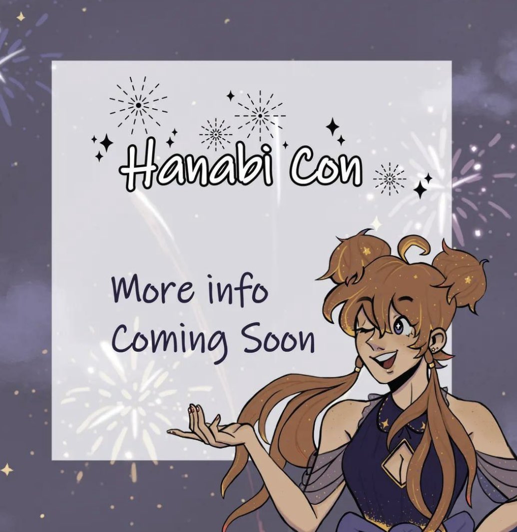 HanabiCon's tweet photo. Coming soon!! 🎆
We are a new Anime/comic convention kicking off in Anchorage, Alaska. We will have more info to come soon! 🌟
#hanabicon #anime #comic https://t.co/ekDEIGjhwd