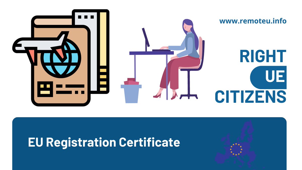🛂 EU Registration Certificate 🛂

🛫 It is a document that recognizes the right of EU citizens to reside in another Member State or in another state that is part of the European Economic Area. 🛬

👉 lnkd.in/egeHnGbA

Knowledge about #remotework
👉lnkd.in/dZs-rqqD
