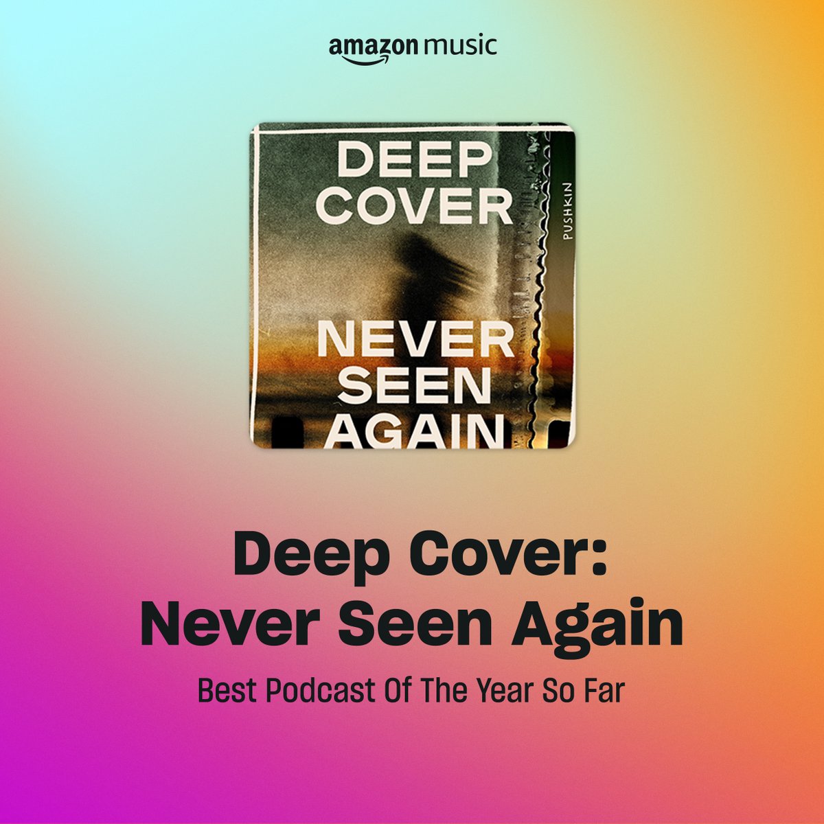 Soooo... @amazonmusic named @JakeHalpern's 'Deep Cover - Never Seen Again' one of this year’s best podcasts so far! It’s high time for a re-listen, don’t ya think?🙌 Click the link to hear the full season NOW: bit.ly/44xudLF
