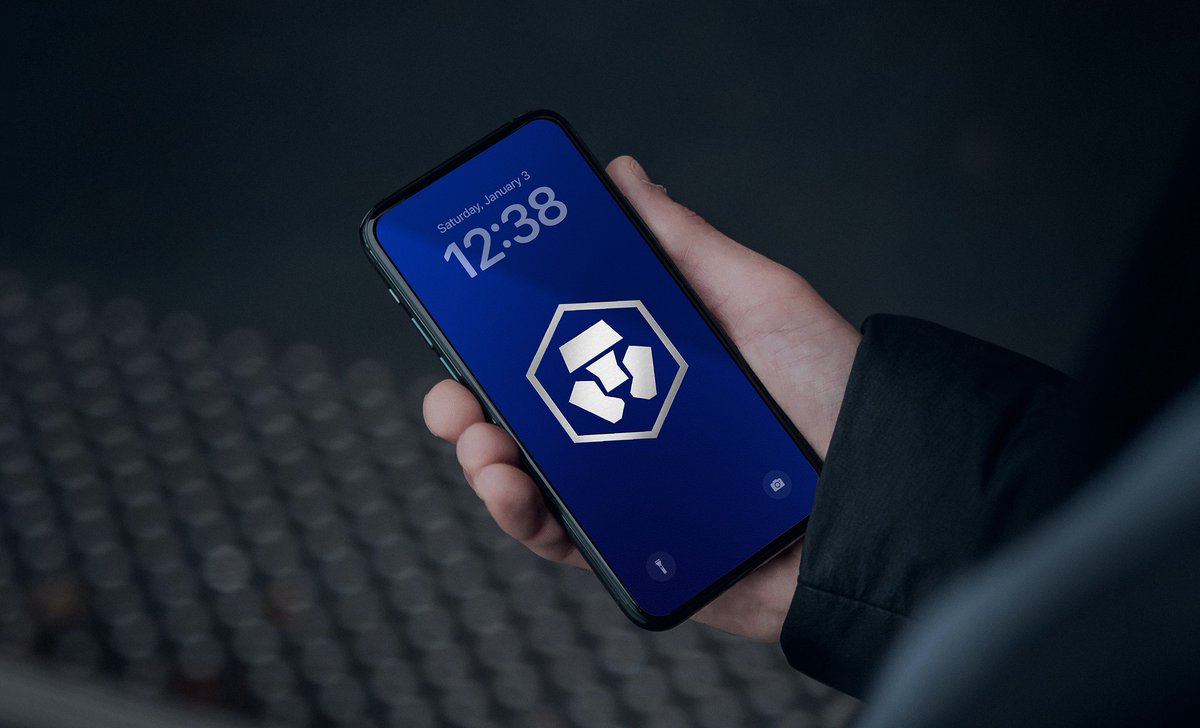 Aquela thread pro fã de crypto finalmente trocar o wallpaper do celular! 💙#CROfam #Wallpaper