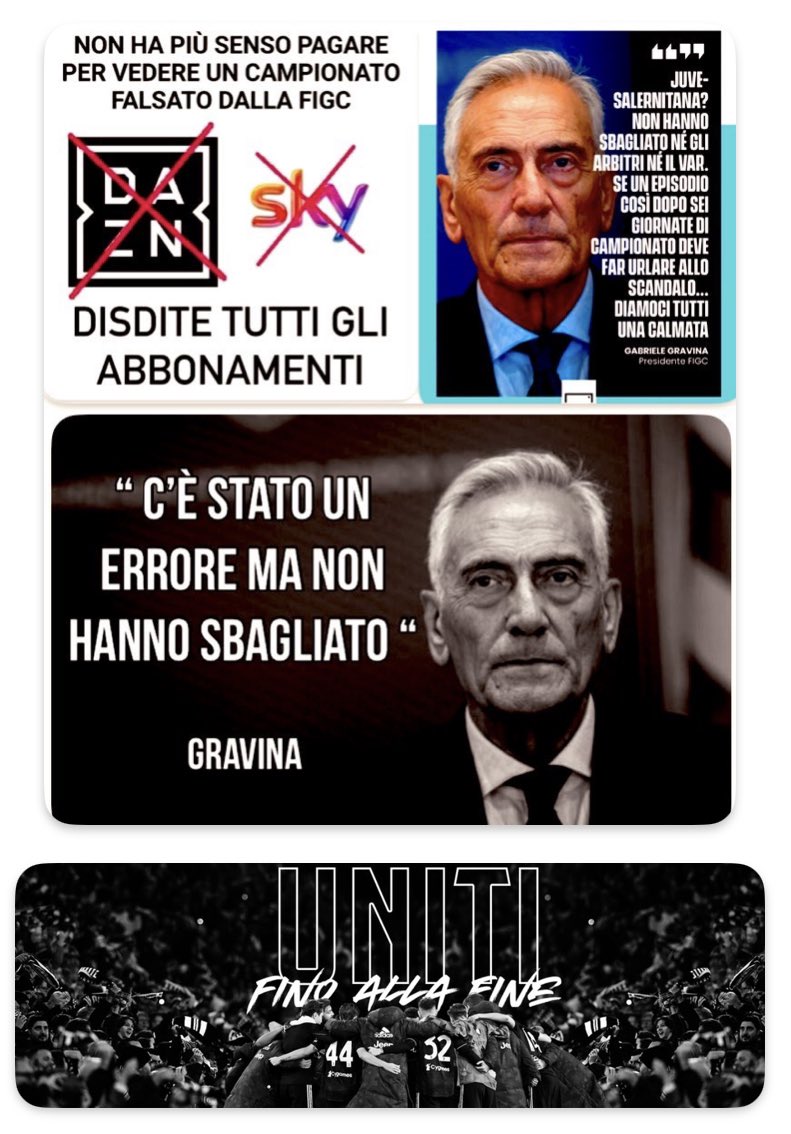 JUVE1897__'s tweet photo. #JUVENTUSCLUBFACINOROSI
#FALLIMENTOFIGC https://t.co/OEyUsFzGVj