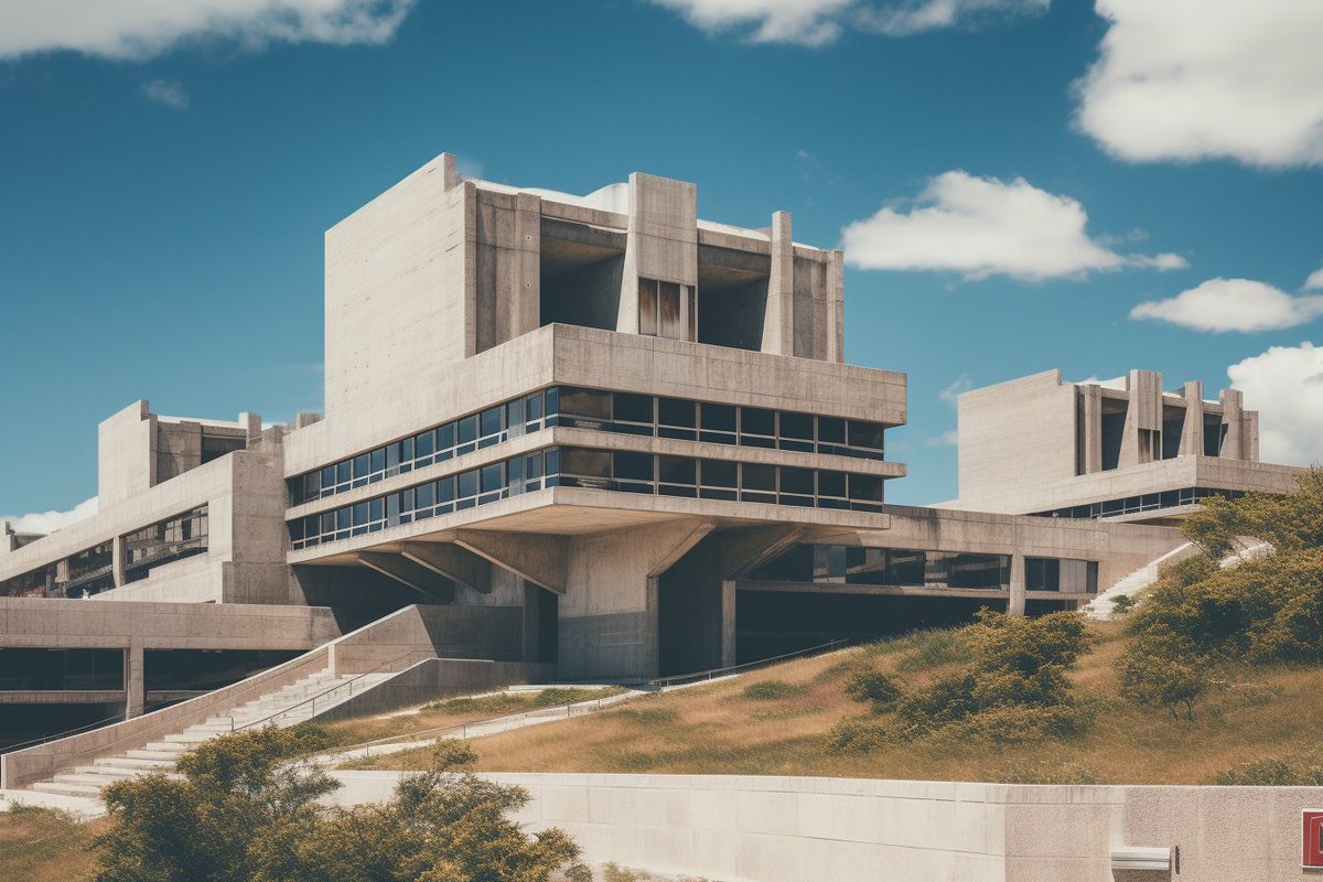 SimulareS's tweet photo. brutalism
.
#midjourneyAi #midjourney #midjourneyV5 #AIart #AIArtwork #aiphotography #whatisart #digitalart #beyondart #concept #relativism #artisticrelativism #aiarchitecture #architectureai #architecturephotography #architecture #brutalism #brutalistarchitecture #modernism https://t.co/gKQLi8zjgY