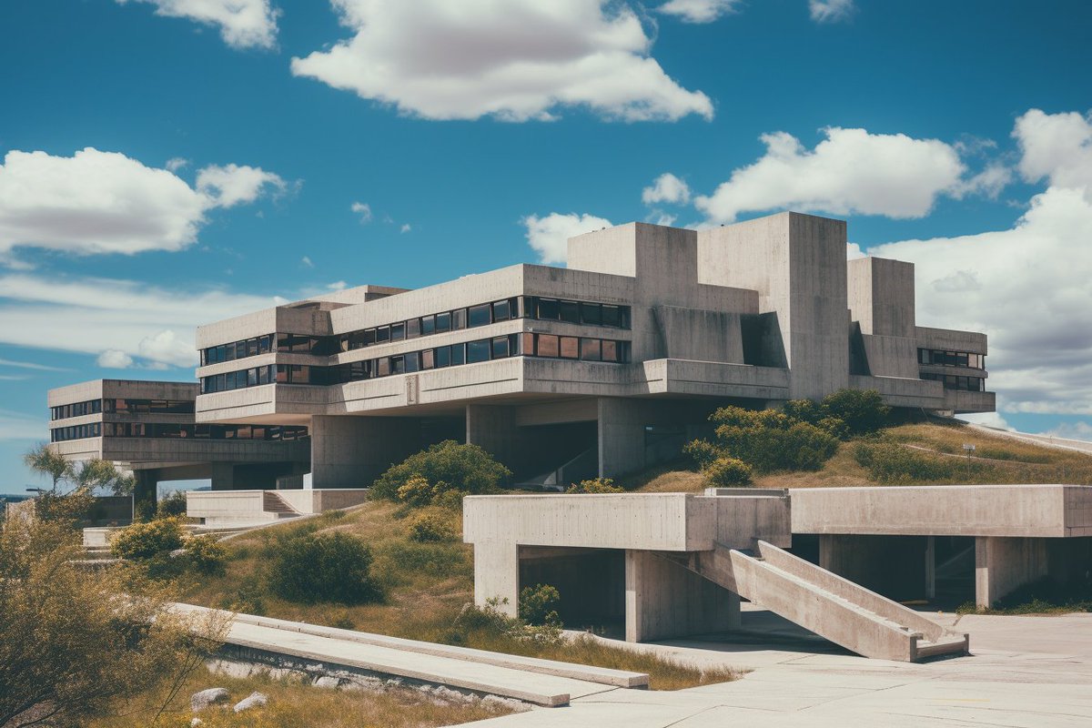 SimulareS's tweet photo. brutalism
.
#midjourneyAi #midjourney #midjourneyV5 #AIart #AIArtwork #aiphotography #whatisart #digitalart #beyondart #concept #relativism #artisticrelativism #aiarchitecture #architectureai #architecturephotography #architecture #brutalism #brutalistarchitecture #modernism https://t.co/gKQLi8zjgY