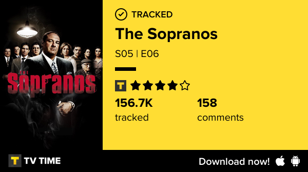Jooaannaa_'s tweet photo. I've just watched episode S05 | E06 of The Sopranos! https://t.co/ioS8aNjsSx #tvtime https://t.co/jRoSucO4uF