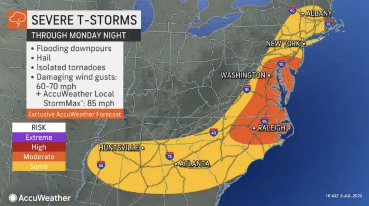 Breaking weather by accuweather on twitter cities such as raleigh