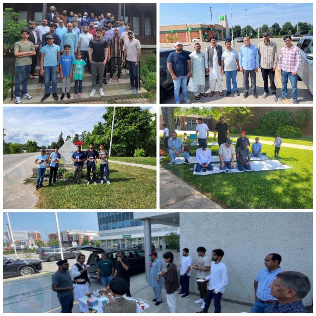 AMYACanada's tweet photo. Our Muslim Youth from coast to coast spent the day visiting towns &amp; cities across Canada on Jun 25, 2023 with message of 𝗟𝗢𝗩𝗘 𝗙𝗢𝗥 𝗔𝗟𝗟 𝗛𝗔𝗧𝗥𝗘𝗗 𝗙𝗢𝗥 𝗡𝗢𝗡𝗘.  

As a part of our nationwide #ExploreIslam campaign, our aim is to convey the peaceful message of Islam. https://t.co/LS95xBBEG6