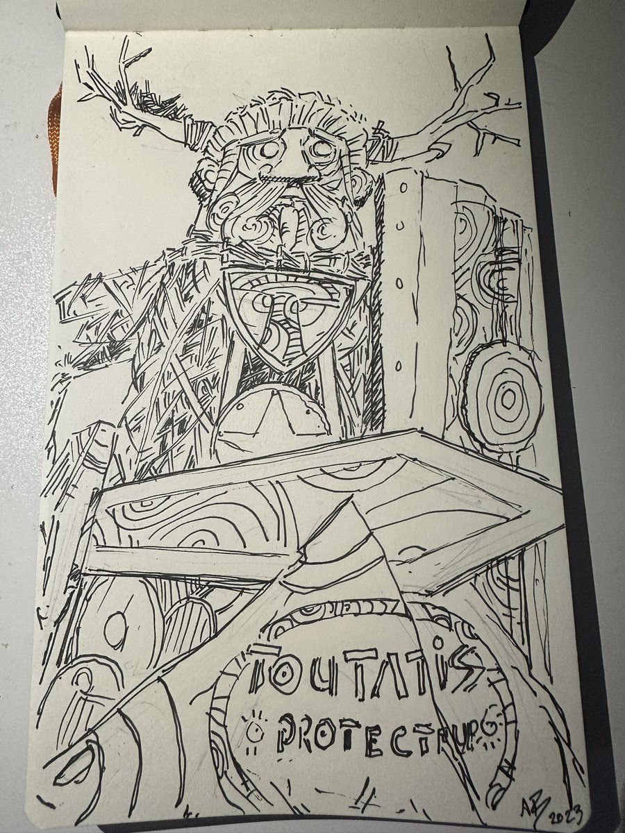 Sketch Toutatis Parc Asterix <a href="/ParcAsterix/">Parc Astérix</a>
