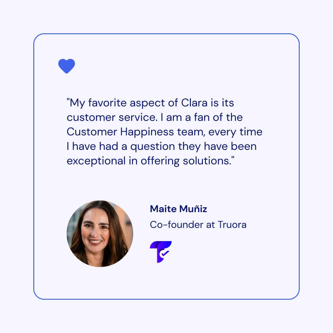 GetClaraCard's tweet photo. In a rapidly evolving digital ecosystem, @truora has discovered an ideal partner in Clara to streamline its business finances. With Clara, expense management has never been easier. 💼💸 Read the full story here: https://t.co/9j2BLuBNpz

#Simplifiedfinances https://t.co/FHglxUMOVL