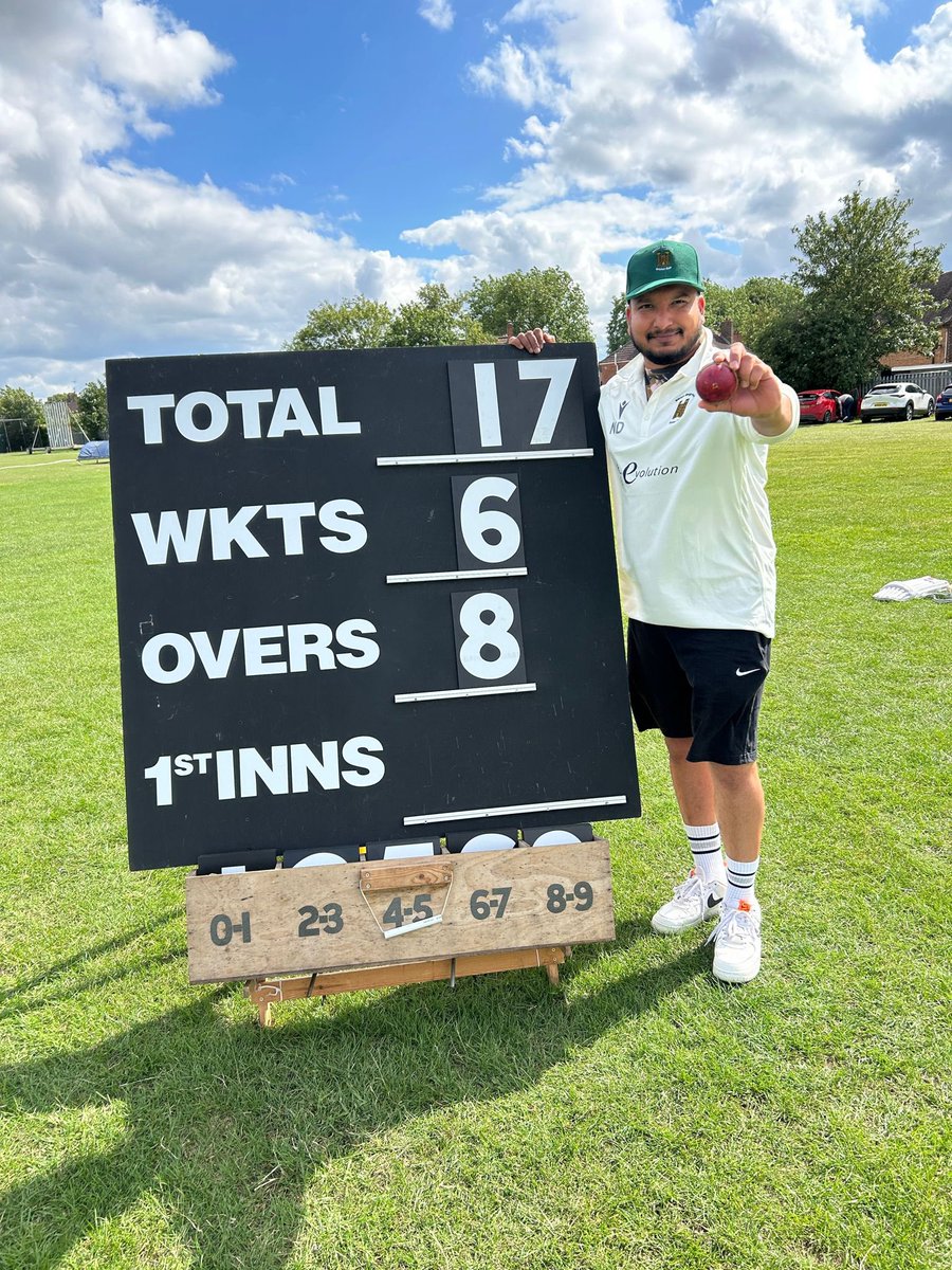 Congratulations to Ninad Dixit for very impressive figures of 6-17 in the 2nd XI fixture on Saturday!