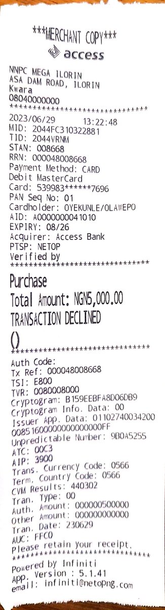 Dear <a href="/gtbank_help/">Guaranty Trust Bank Help</a> <a href="/gtbank/">Guaranty Trust</a> and <a href="/FBN_help/">FirstBank</a> <a href="/FirstBankngr/">FirstBank Nigeria</a> it's been 4 days now since NNPC access bank POS debited me 5k each for your card, no reversal til now, kindly look into this and do the needful cc <a href="/cenbank/">Central Bank of Nigeria</a>