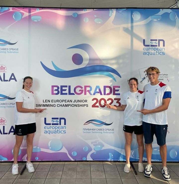 Début demain des championnats d’Europe Juniors en Serbie 🇷🇸 pour nos trois représentants du CNO 💪🏻🇫🇷🔥

🏊🏻‍♀️Justine DELMAS 👉🏻50-100-200 brasse et le relais 4x100 4nages

🏊🏻‍♀️Lucie DELMAS 👉🏻100-200 papillon et relais 4x100 4nages 🦋💪🏻

🏊🏻‍♂️Côme JAEGLE 👉🏻relais 4x100 NL et 4x200 NL