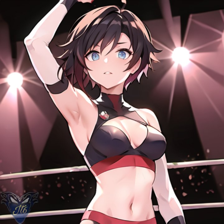 MagicianJT's tweet photo. Ruby Rose 🌹💪 #RWBY #WWE #UFC #NJPW #AEW #CZW #IaArt #FanArt #NFT https://t.co/4ox2sVBa3B