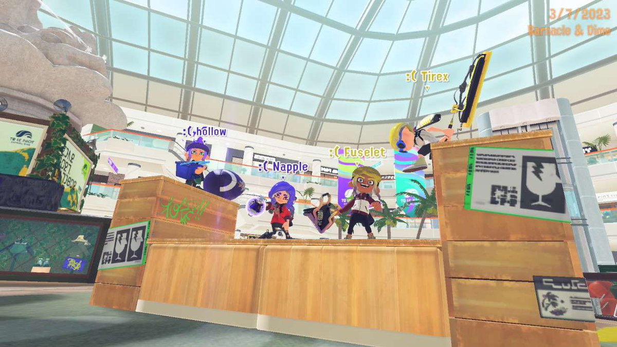 KrillicalError's tweet photo. Went 2-1 including a reverse sweep in Splat UK's Ink Practice week 5!
Roster:
@hollowermoon - Tri nouveau
@whutthescallop - Ballpoint
@Fuselet1 - Vslosher
@TirexFlaisch - Wiper https://t.co/9me7fPre47