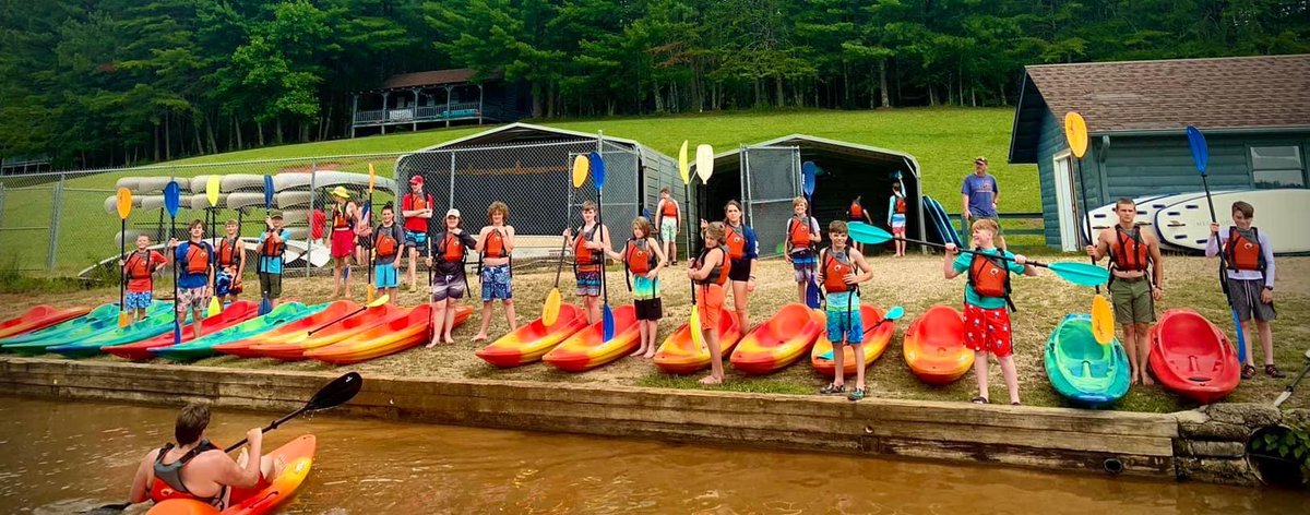 Teaching Kayaking Merit Badge <a href="/campwoodruff/">Woodruff Scout Camp</a> while getting in little cardio before reporting to <a href="/UKFootball/">Kentucky Football</a> in August.