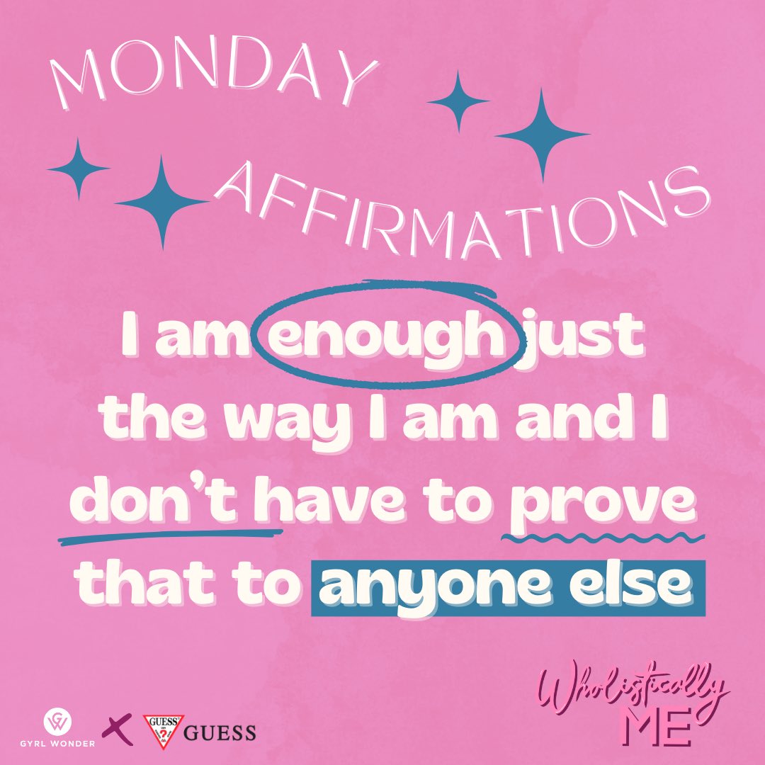 We love a good Monday affirmation! 🤭

#claimitgyrl #happymonday #affirmations #gyrlwonder #WholisticallyMe