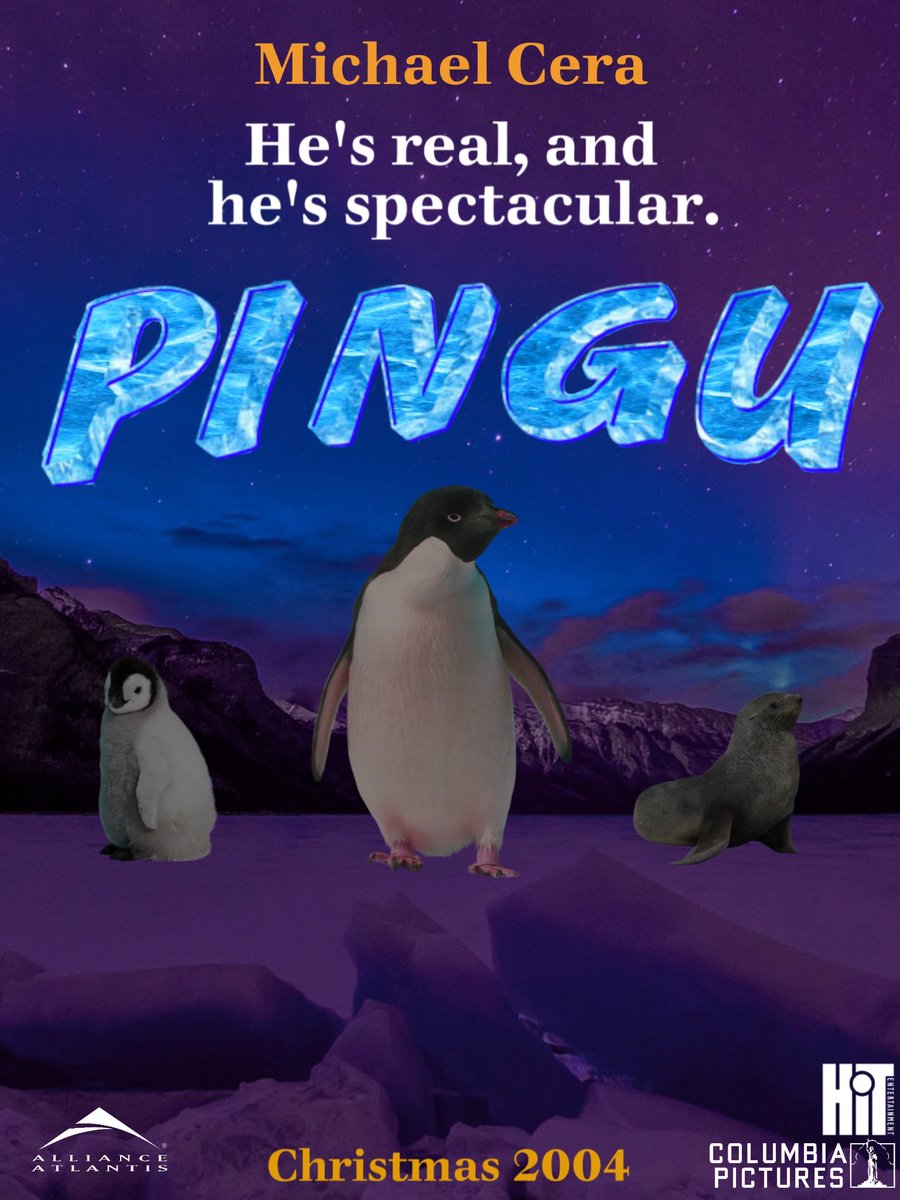 calvinbrain97's tweet photo. au where Pingu got the live action remake in the 2000's with obnoxious pop culture jokes https://t.co/jCGhVrFjuc