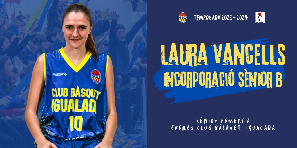 CBIgualada's tweet photo. 💥Novetats - Temporada 23/24
🏀Sènior Femení A
LAURA VANCELLS -  INCORPORACIÓ DEL SÈNIOR B‼️

👉La Laura Vancells s'incorpora a l'Events Club Bàsquet Igualada, procedent del Sènior Femení B. 
 
#iniciativesevents

#femcbi #fembasquet #femciutat #femigualada https://t.co/oL20owBgc2