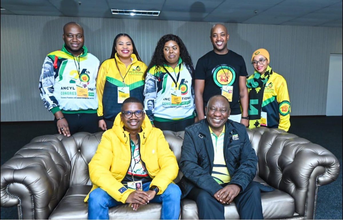 Congratulations to the newly elected leadership of the ANCYL.✊🏾✊🏾

#26thANCYLNationalCongress 
#ANCYL26

⬛️🟩🟨🟥