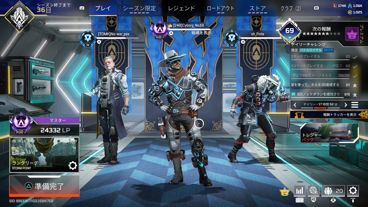 cyborgno38's tweet photo. かとちゃんまじでありがとう
スーパーウルトラハイパーキャリーされてマスター行けた。 https://t.co/ifpo2zxWEQ