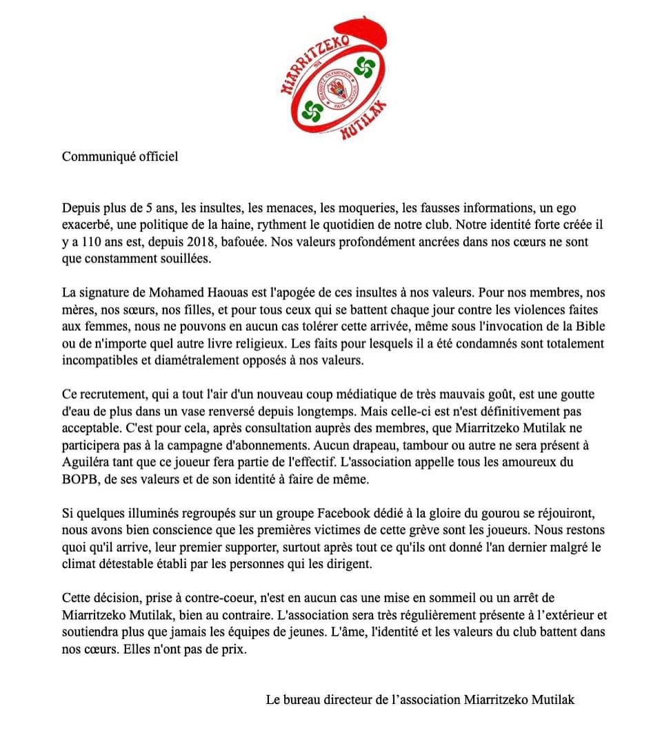 tchic_tchac's tweet photo. Superbe communiqué 👏🏼 https://t.co/KDCOK9PMrq