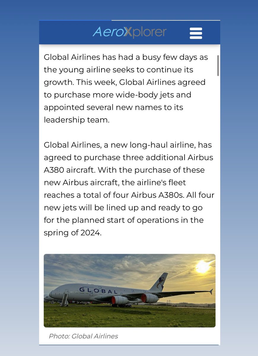 james_asquith's tweet photo. โ๏ธ โGlobal Airlines has had a busy few daysโฆโ - we sure have, and we love it! WHAT. A. TEAM! The things these rockstars are doing which likely no one will ever see are just astounding and game changing in aviation processes. So proud! #flyglobal #globalairlines https://t.co/u57ZZcKczM