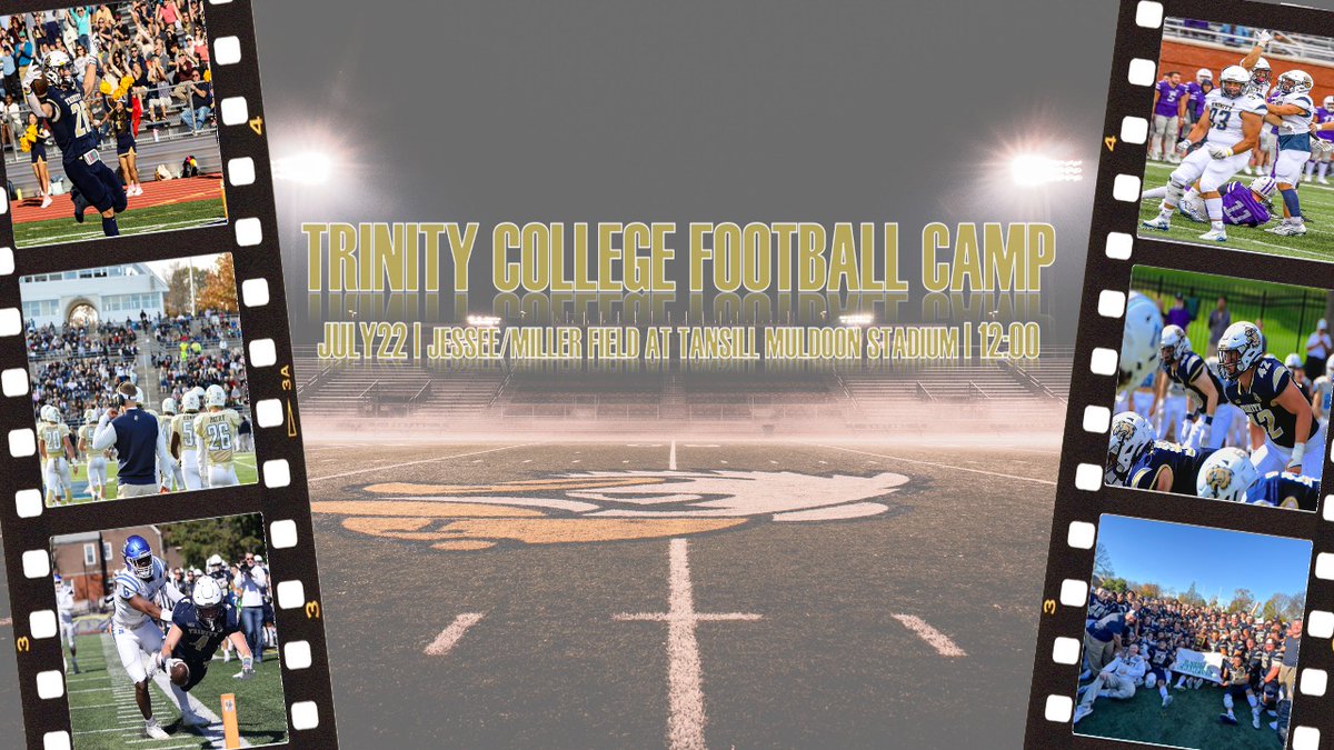 TrinCollFB's tweet photo. If you haven't already, be sure to sign up for camp with the 2022 and 18X @NESCAC Champs!

https://t.co/CtDZBsdZfa

#RollBants https://t.co/u0Xn7NPCbv