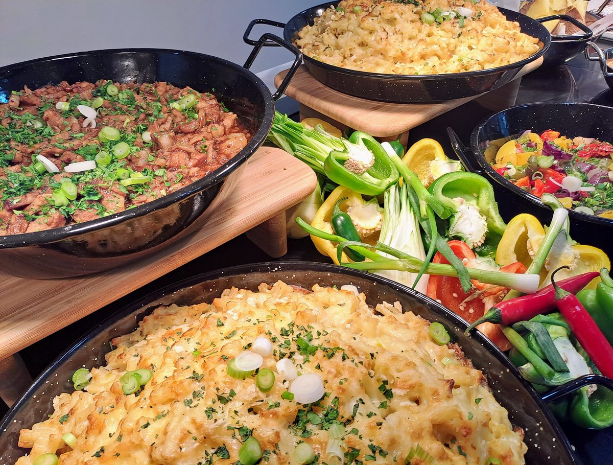 JasJackson7's tweet photo. Launch day of our brand new restaurant at @HolyroodAcademy 
Lots of "wows" &amp; comments, such as " This is just like an M &amp; S food hall."
Very well done to Amanda &amp; her team in delivering such a great food offer.
@SchoolCatering 
#feedingpupilsbetterfood https://t.co/TQoD4vseOi