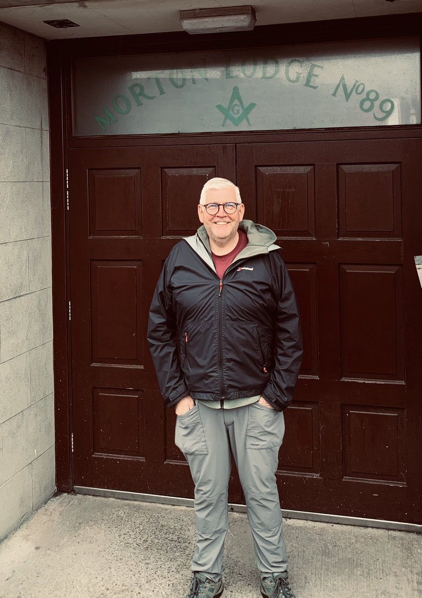 Bedfordshire Prov Scribe E passing through Lerwick in the Shetlands, discovers the second most northerly Masonic Lodge.