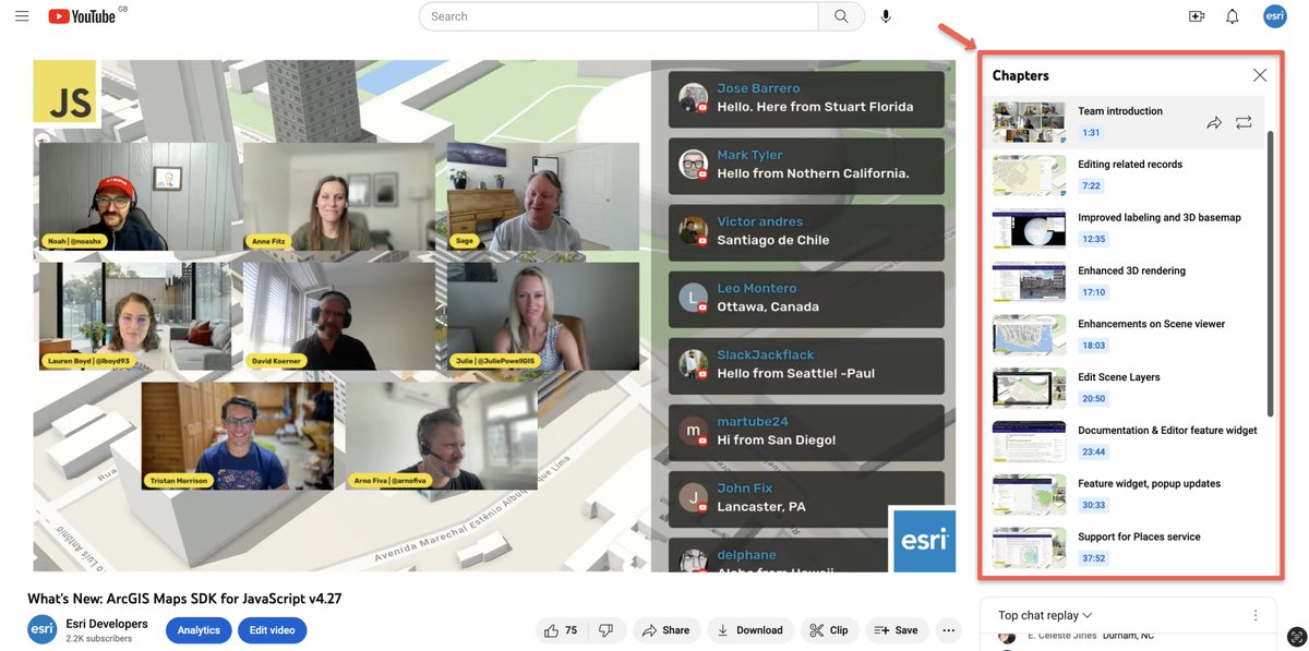 hhkaos's tweet image. If you are not one of the +200 developers that joined us live 🔴 last week (or then +1800 that watched the livestream since then), I want you to know that we added the chapters to the YouTube video for you to easily navigate through the updates 🥳: youtube.com/watch?v=bMP0mh… #geodev
