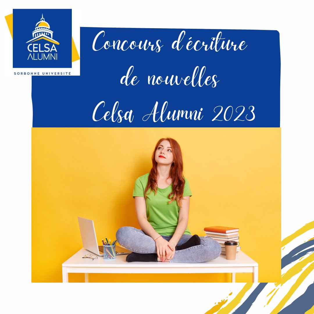 Chers alumni,
🪶Prêt(e)s à laisser libre cours à votre plume créative ? Alors lancez-vous et participez à notre premier Concours d'écriture de nouvelles de #CELSAAlumni !
📌Le thème de cette 1ère édition est "CAUSE".
Pour plus de détails👉celsa-alumni.com/article/lancem…

<a href="/CELSA_Officiel/">CELSA</a>