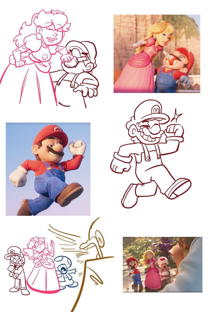 Finally rewatched the Mario movie since April. Decided to do some doodles of scenes from the movie. Don’t worry, I’ll have more later lol.
.
.
#SuperMarioBrosMovie #Mario #Luigi #PrincessPeach #Mareach