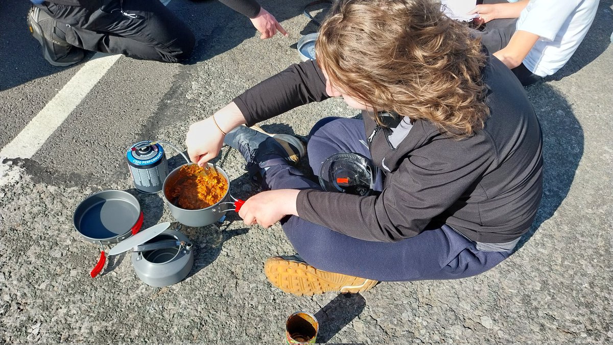 Learning to cook our first ever meals on a camping stove! #HardWorkTrustFairness
@St_Aidans_RC
