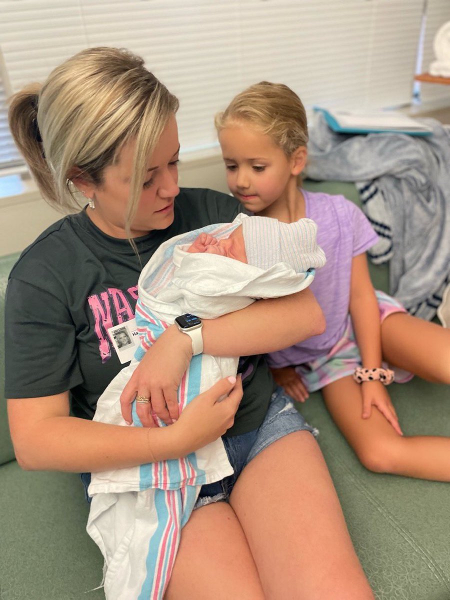 haley__johnson2's tweet photo. Twitter world, our new best friend is here! Cali Beth and I love this little boy SO very much. My twin sister @MicahStockett was an absolute rockstar bringing Reed McLellan Stockett, “Mac,” into this world. I didn't know my heart could love another tiny human so much. 💙 https://t.co/vm6U9Xjnf5