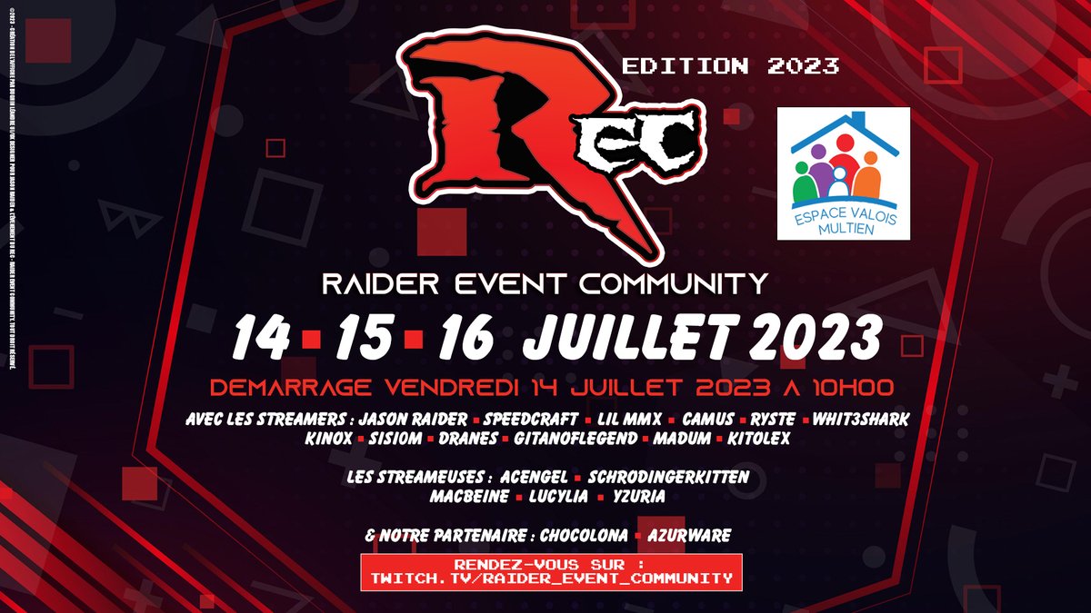 RaiderEventComm's tweet photo. c'est officiel les amis l'event "Raider Event Community" va voir le jour dans 1 semaine. https://t.co/pF7jbnySCh