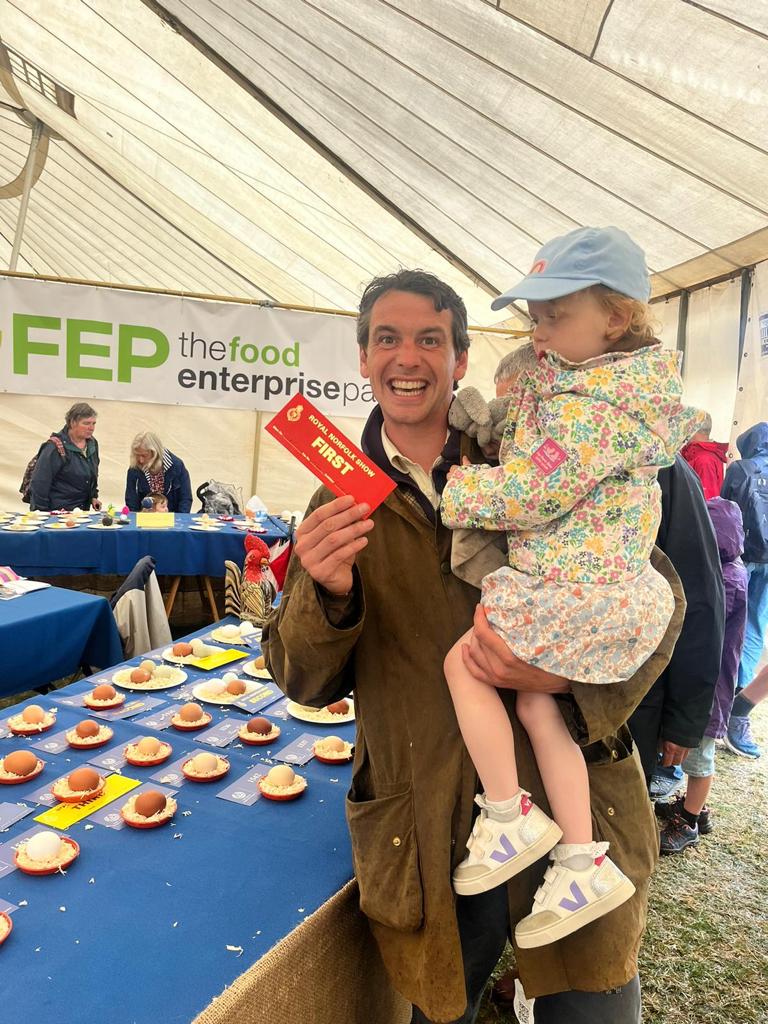 Well done to George Greenock for scooping up🥇yet again at the #RoyalNorfolkShow for his fabulous #eggs!

Farm #insurance goes to the heart of what we do, and it doesnt get any closer than the #people you talk to here understanding the in's and out's of #agriculture first hand.