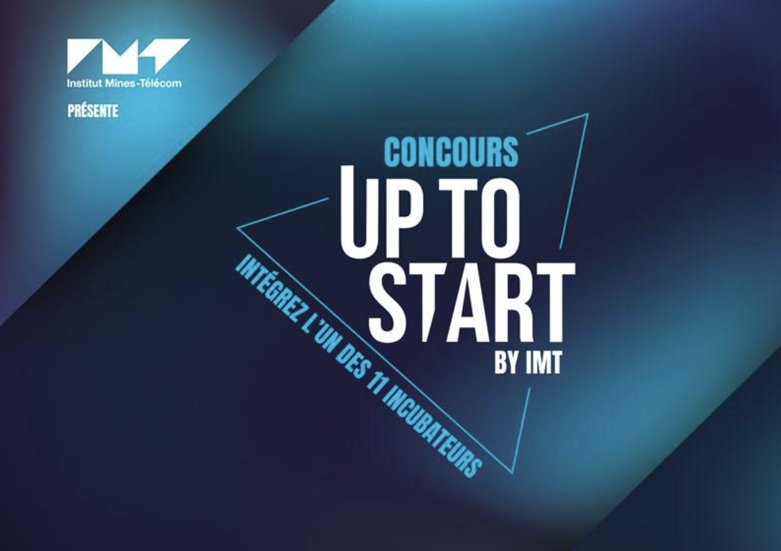 ⚡Rappel⚡
✅Vous avez jusqu'au 7 juillet pour candidater au #concours d’#entrepreneuriat « Up To Start by IMT » de <a href="/IMTFrance/">Institut Mines-Télécom (IMT)</a>.
➡imt.fr/up-to-start-by…
✅L'occasion d'intégrer l'un des 11 incubateurs des écoles de l'IMT et de bénéficier d'un accompagnement 360° de votre projet.